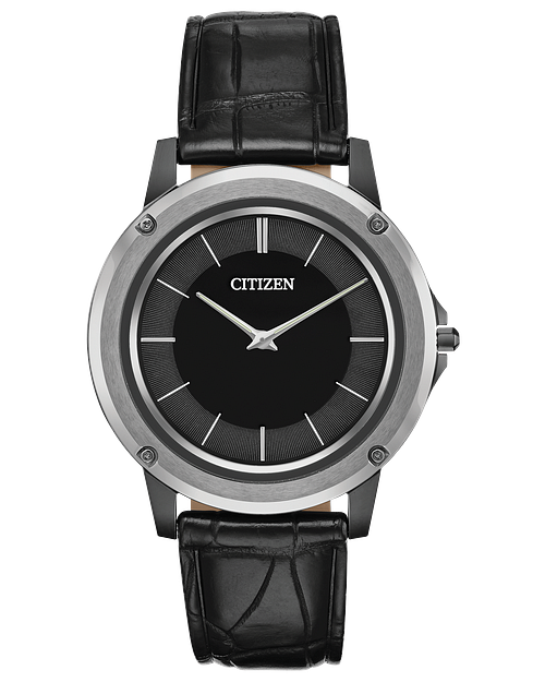 Citizen Eco-Drive Eco-Drive Black Dial Stainless Steel Watch | CITIZEN